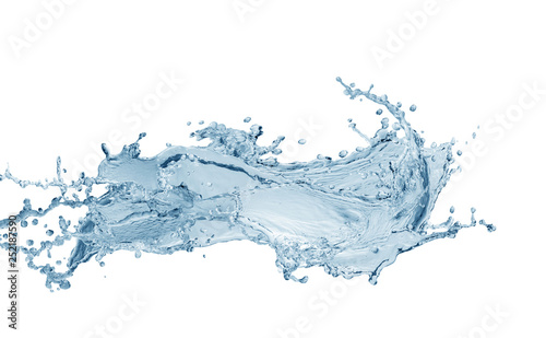 water splash, water splash isolated on white background