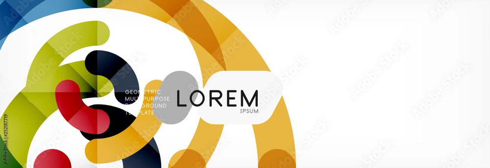 Line design circles abstract background Line design circles abstract background
