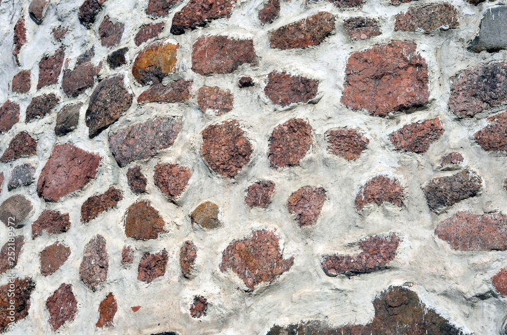 Fototapeta premium Texture of medieval stonework