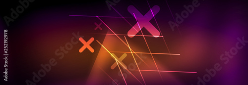 Shiny glowing lights neon color design background