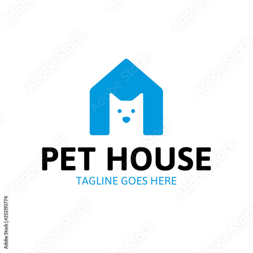 Vector Pet House Logo Design