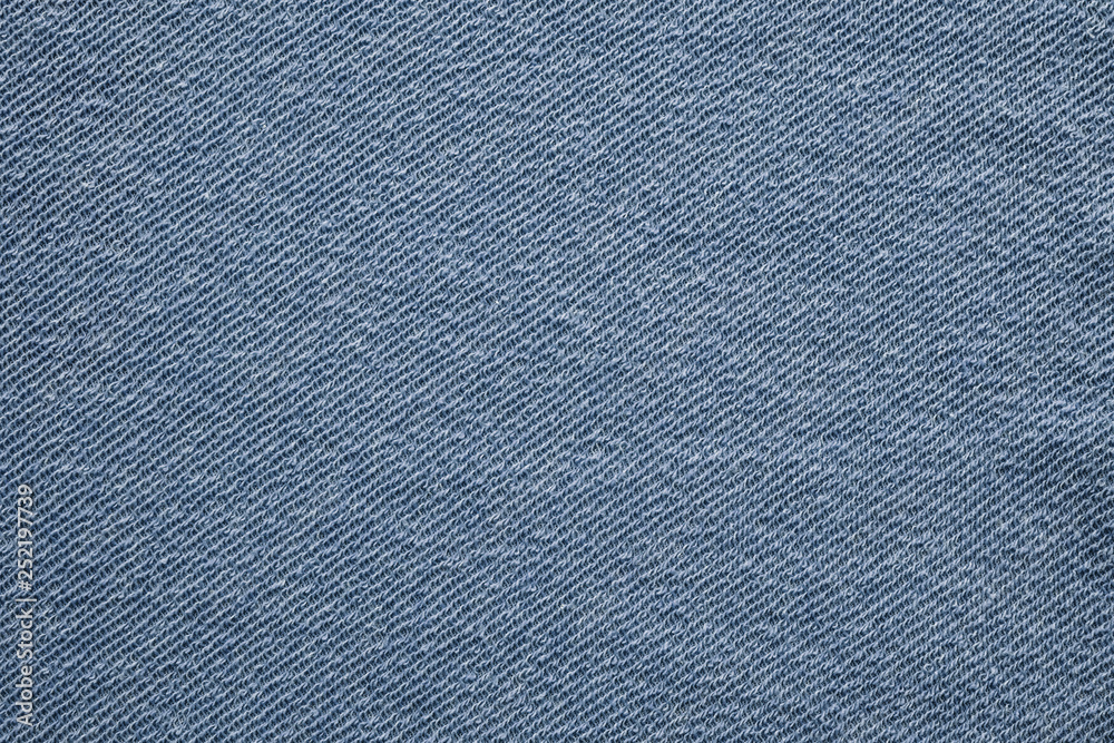 Blue cotton fabric textured background, fashion pattern design textile concept Blue cotton fabric textured background, fashion pattern design textile concept