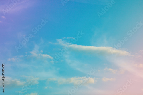 Fototapeta Naklejka Na Ścianę i Meble -  Fantastic sky and colorful clouds.