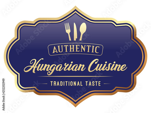 Photography Hungarian Cuisine Label