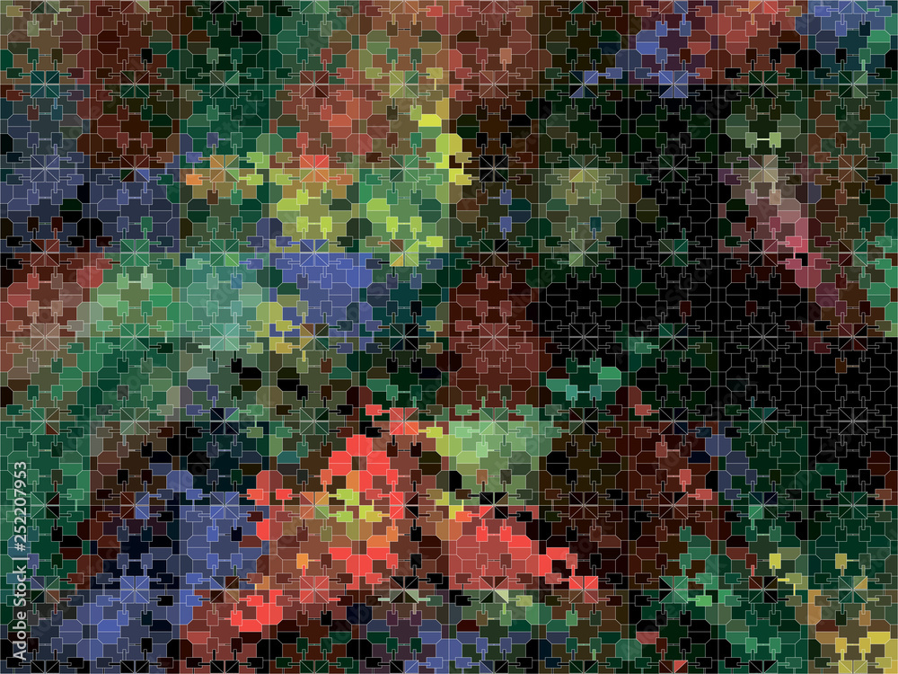 Fototapeta premium vector abstract colorful geometric background