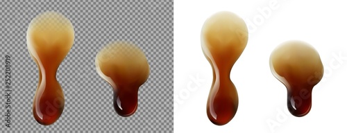 Vector  sauce or caramel drops
