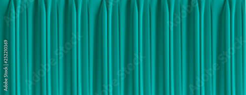 Green curtains texture