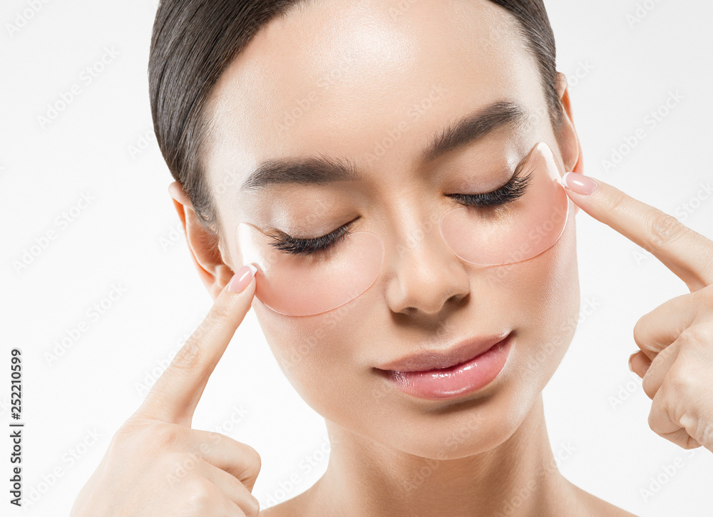 Eyes cosmetic mask healthy eye skin woman beauty