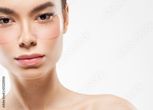 Eyes cosmetic mask healthy eye skin woman beauty