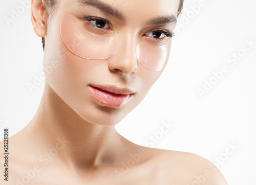 Eyes cosmetic mask healthy eye skin woman beauty