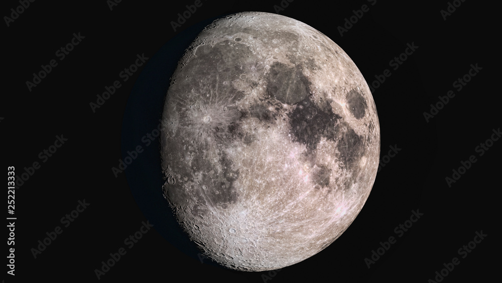 The beauty of the universe: Wonderful super detailed waxing gibbous Moon The beauty of the universe: Wonderful super detailed waxing gibbous Moon