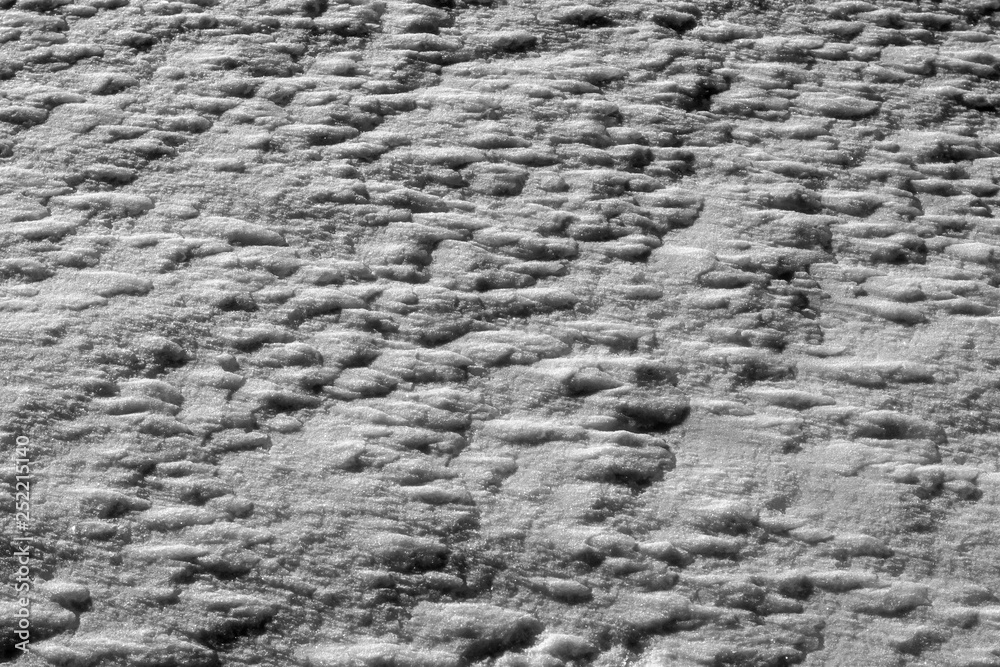 snow surface pattern snow surface pattern