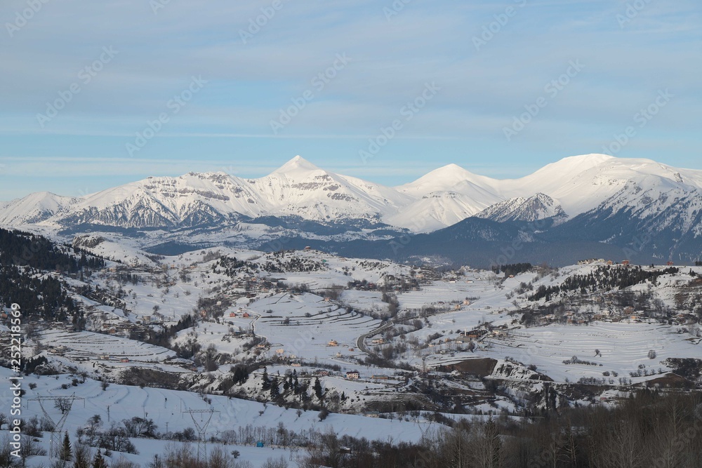 Obraz premium gorgeous winter photos.artvin.turkey