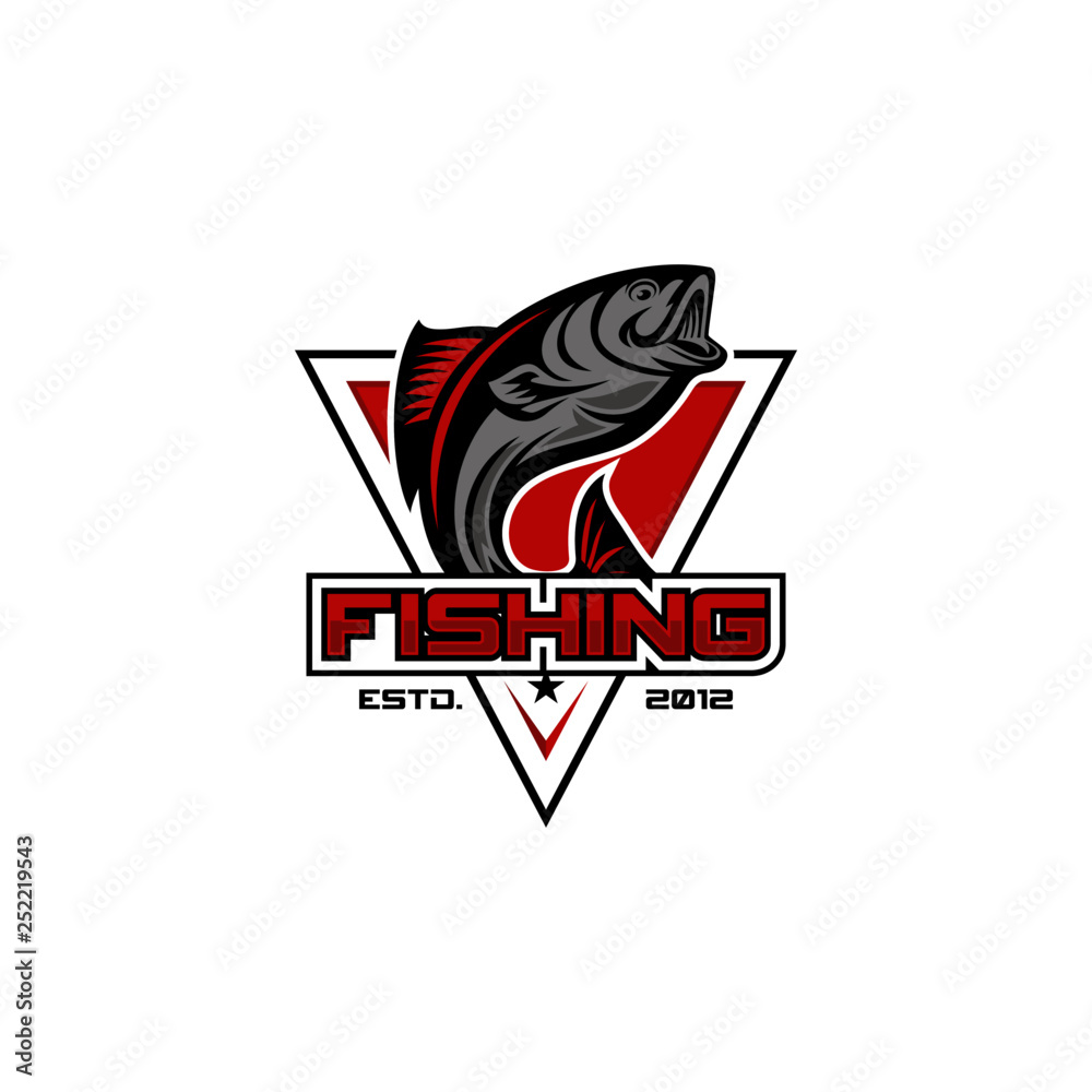Obraz premium Fish Logo Template