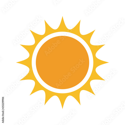 Vector sun logo