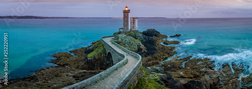 Fotografia Petit minou lighthouse panorama long exposure in France