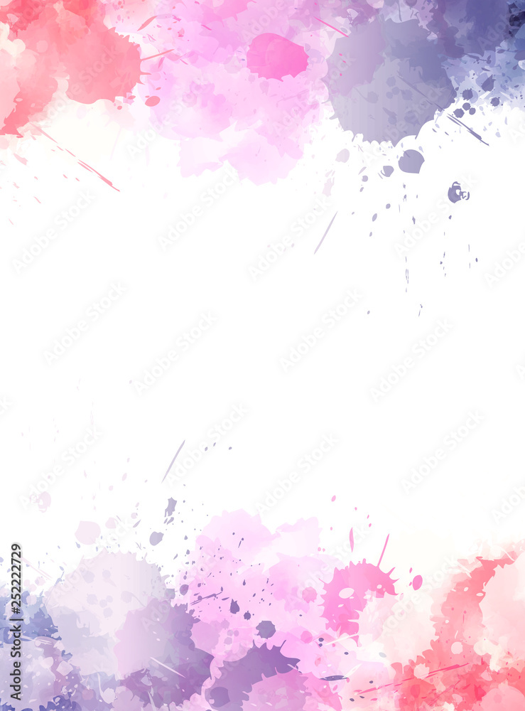 Obraz premium Waterocolor splash background