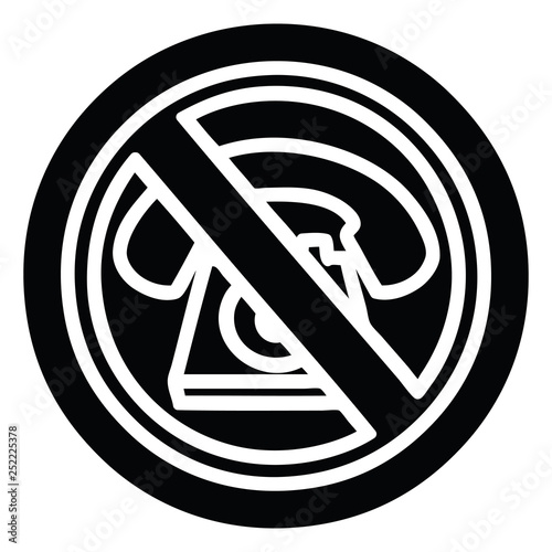 no cold calling icon