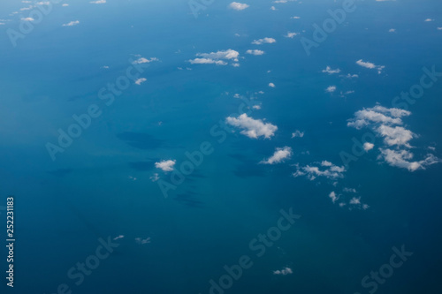 vista aerea sul mare