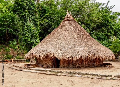 Kogi Hut, Pueblito Chairama, Tayrona National Natural Park, Magdalena Department, Colombia photo