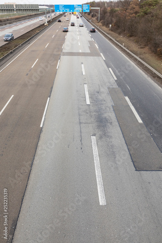 aerial of german highway © travelview