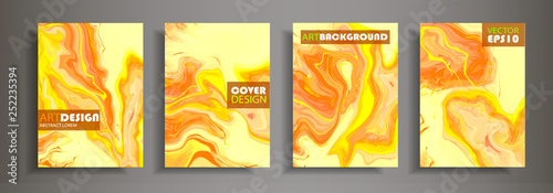 Modern design A4.Abstract marble texture of colored bright liquid paints.Splash trends paints.Used design presentations, print,flyer,business cards,invitations, calendars,sites, packaging,cover.