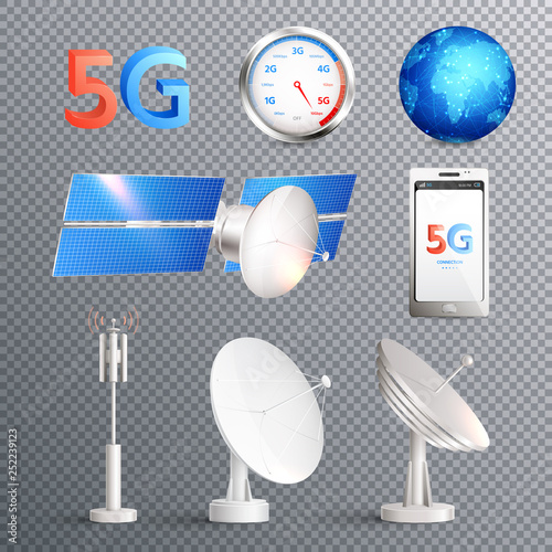 Mobile Internet Transparent Set