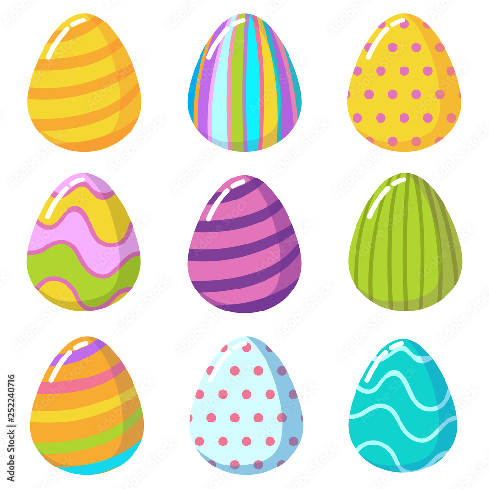 color_easter_eggs_on_white_background color_easter_eggs_on_white_background