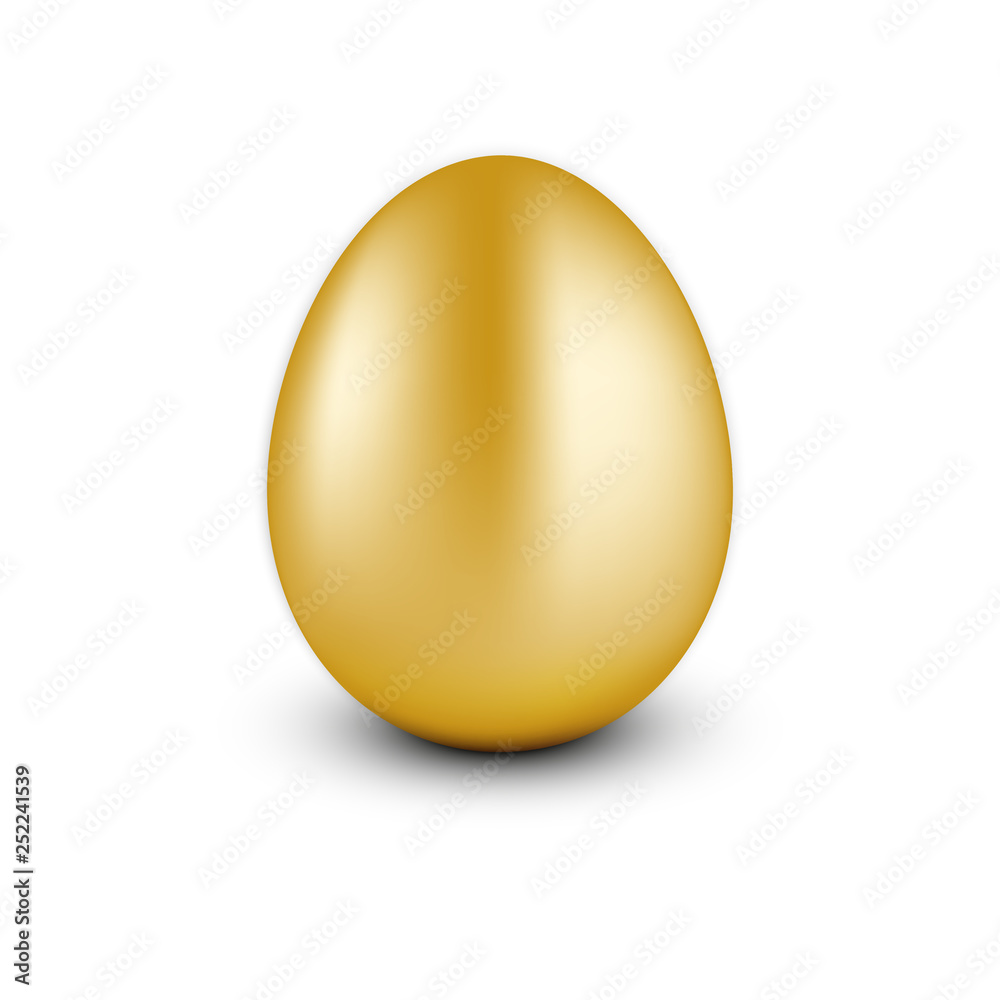 Gold Easter egg Gold Easter egg