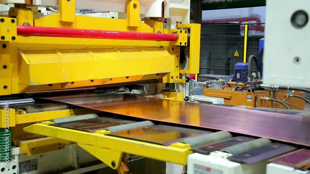 copper sheet cutting line copper sheet cutting line