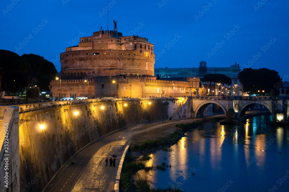 Castel Sant'Angelo or Mausoleum of Hadrian, Rome, Italy