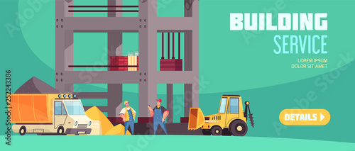 Building Service Horizontal Banner