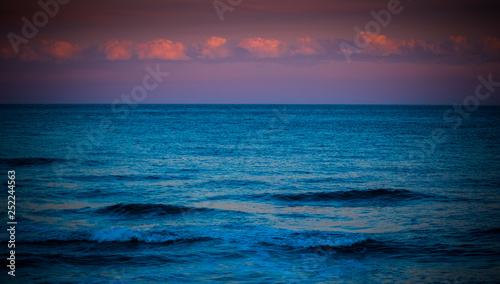 Antartic sunset landscape  south pole