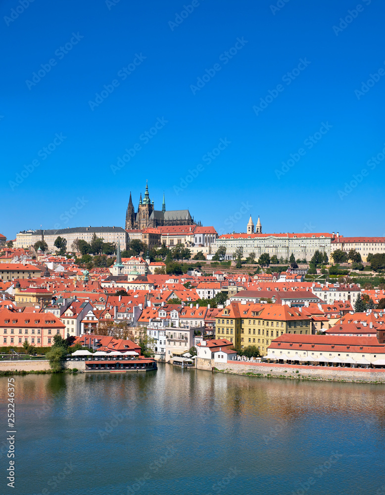 Historical Prague, St. Vitus Cathedral and other historical buildings