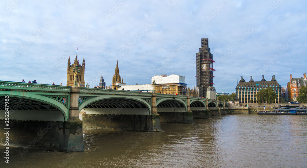big ben refurbishment and houses of parliament in london