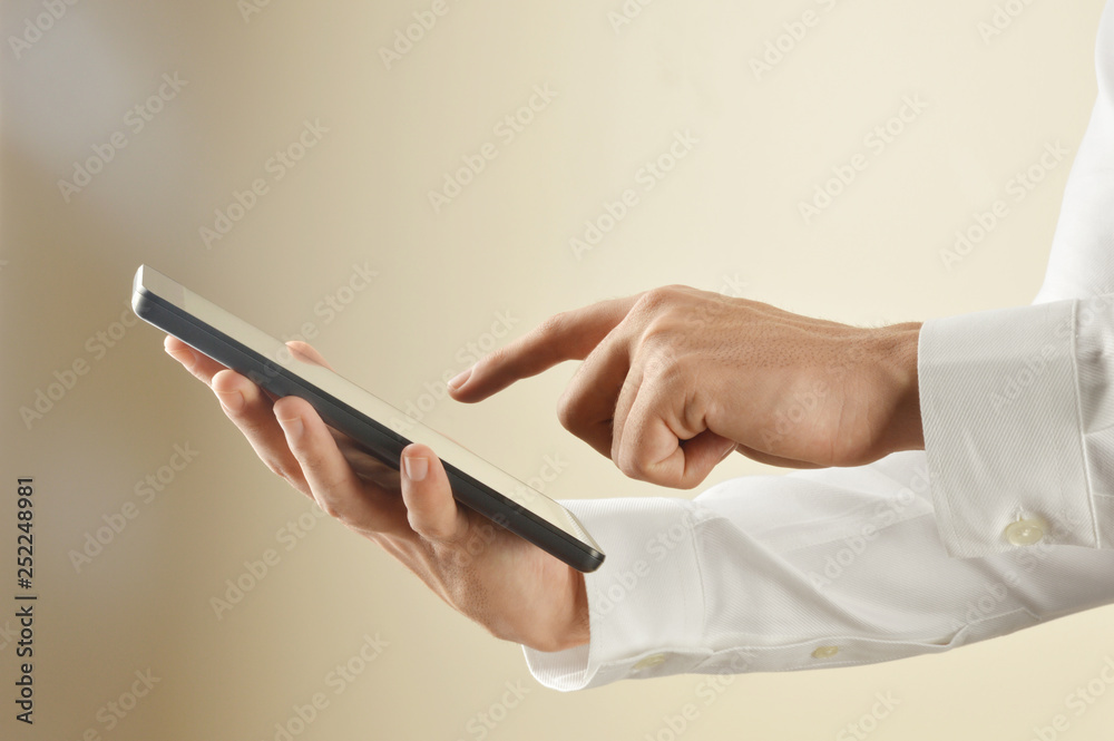 Businessman using digital tablet Businessman using digital tablet