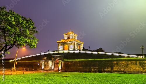Ngan Gate to the Imperial City in Hue, Vietnam
