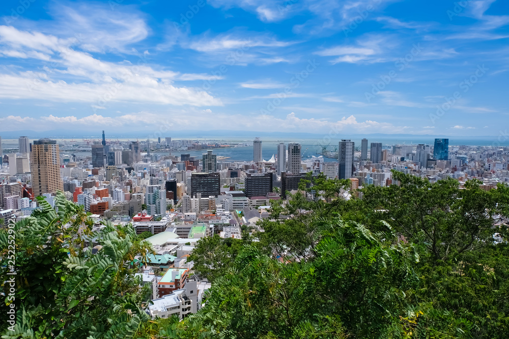 Fototapeta premium 神戸 諏訪山展望台からの景色