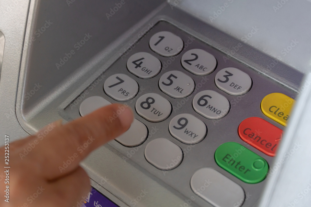 Press ATM EPP keyboard Press ATM EPP keyboard