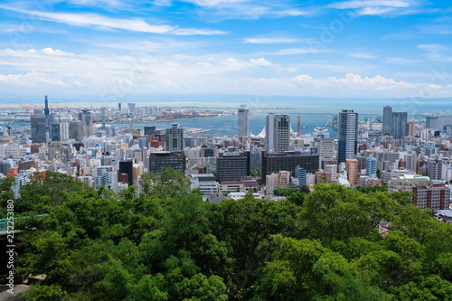 神戸 諏訪山展望台からの景色