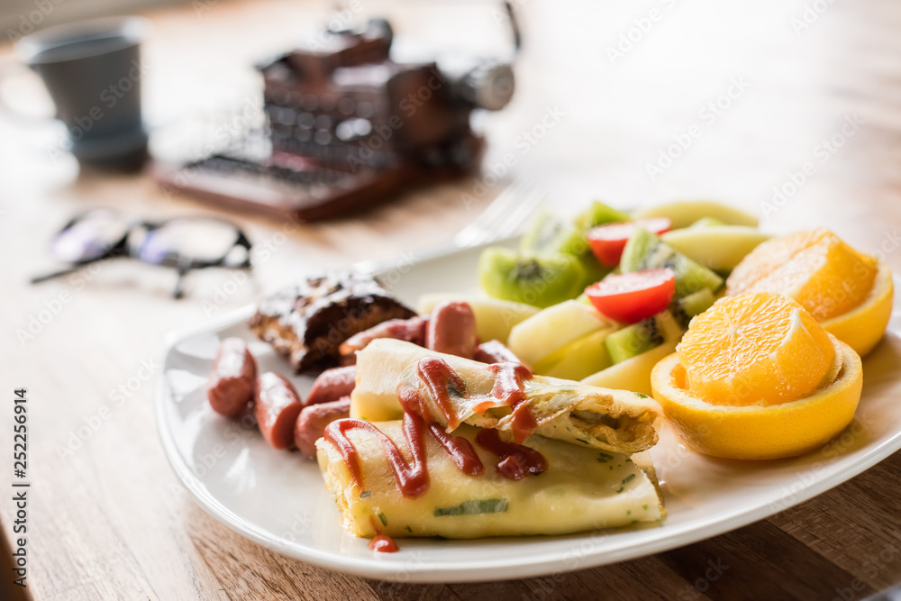 morning working with breakfast morning working with breakfast