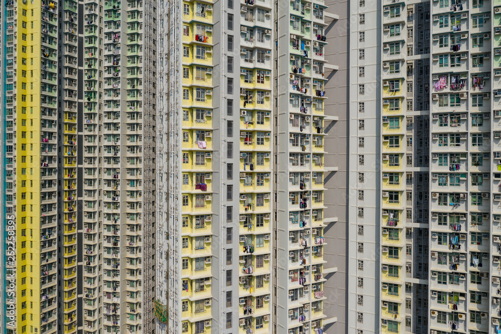 Hong Kong building facade