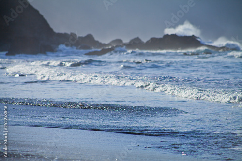 Tenerife coast  - wild beach on the north  -  El Draguillo photo