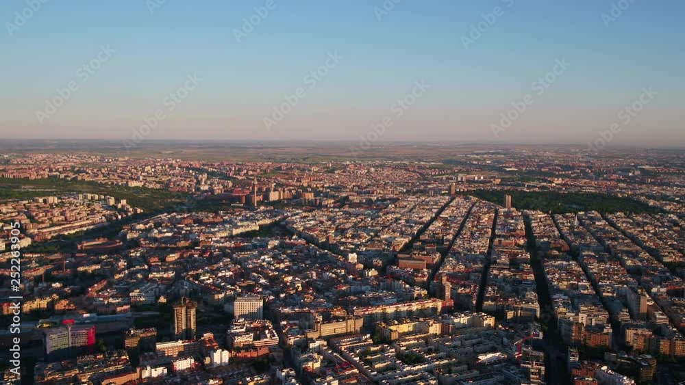 Aerial Spain Madrid June 2018 Sunny Day 30mm 4K Inspire 2 Prores Aerial video of downtown Madrid in Spain on a beautiful sunny day. Aerial Spain Madrid June 2018 Sunny Day 30mm 4K Inspire 2 Prores Aerial video of downtown Madrid in Spain on a beautiful sunny day.