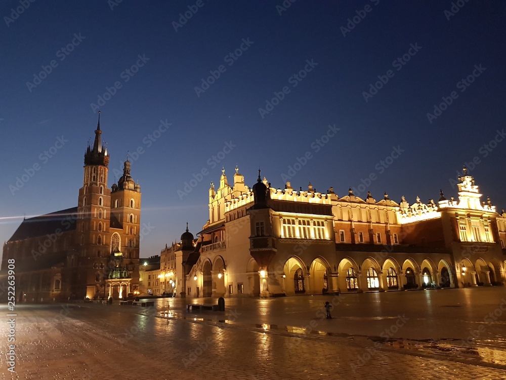 Obraz premium old town at night