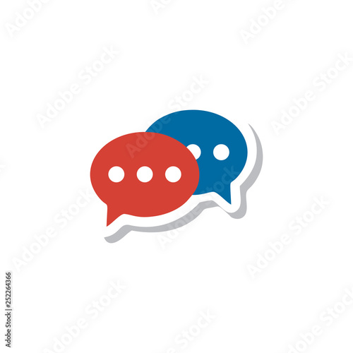 speech bubble logo