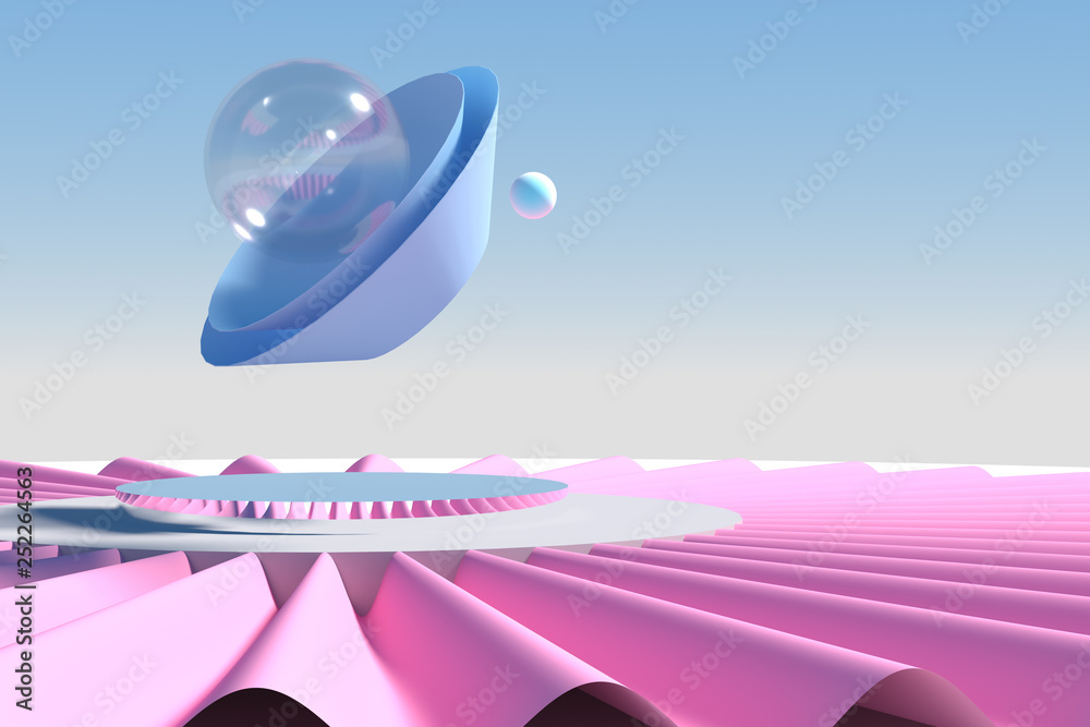 3d rendering, pink creative graphic Stock Illustration | Adobe Stock