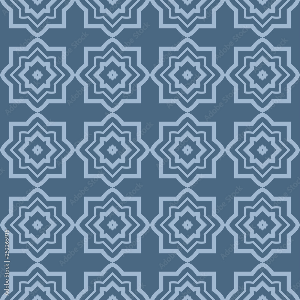 Seamless Patterns, AbstractGeometric Texture. Ornament For Interior Design, Greeting Cards, Birthday Or Wedding Invitations, Paper Print. Ethnic Background In East Style. Pastel blue color Seamless Patterns, AbstractGeometric Texture. Ornament For Interior Design, Greeting Cards, Birthday Or Wedding Invitations, Paper Print. Ethnic Background In East Style. Pastel blue color