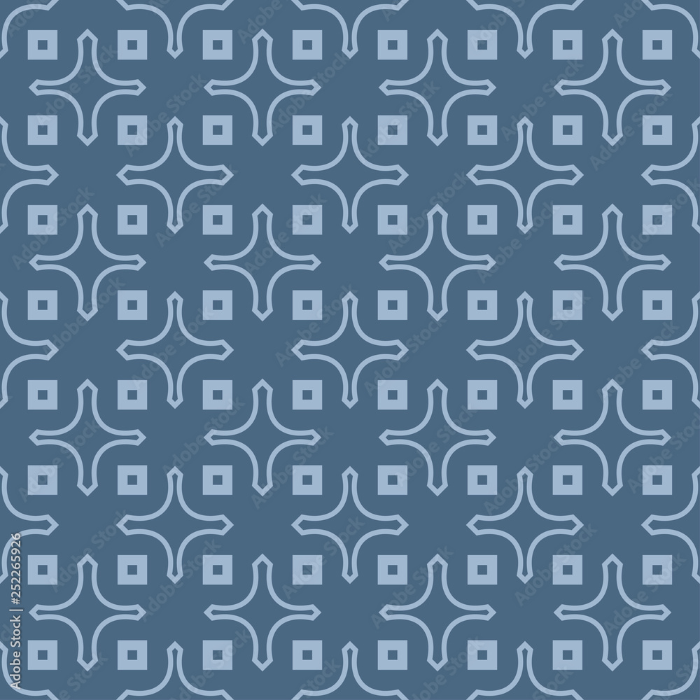 Seamless Patterns, AbstractGeometric Texture. Ornament For Interior Design, Greeting Cards, Birthday Or Wedding Invitations, Paper Print. Ethnic Background In East Style. Pastel blue color Seamless Patterns, AbstractGeometric Texture. Ornament For Interior Design, Greeting Cards, Birthday Or Wedding Invitations, Paper Print. Ethnic Background In East Style. Pastel blue color