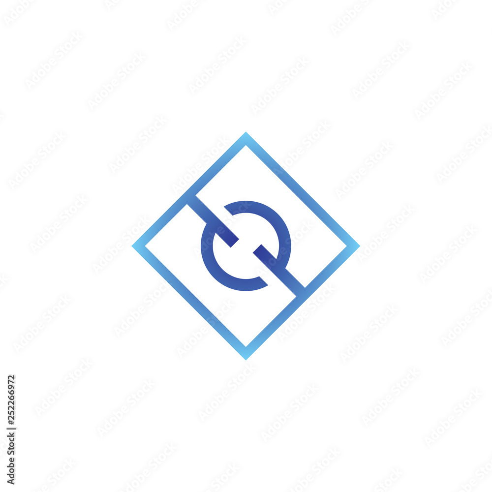 Square with dp letter logo design Square with dp letter logo design